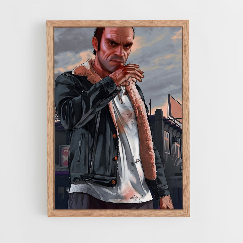 Poster Voleur de Style – affiche GTA V (vue 4)